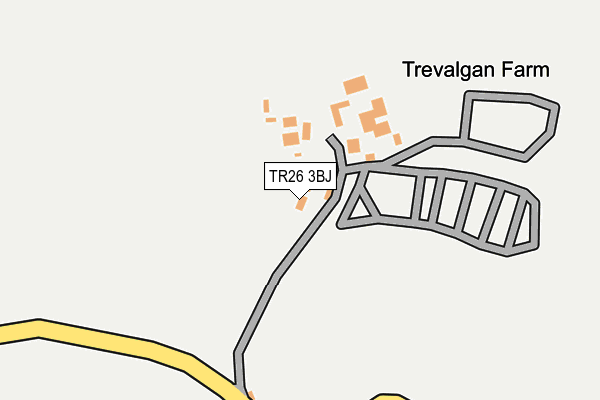 TR26 3BJ map - OS OpenMap – Local (Ordnance Survey)
