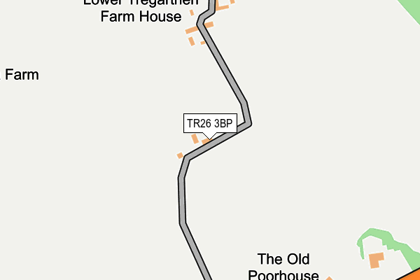 TR26 3BP map - OS OpenMap – Local (Ordnance Survey)