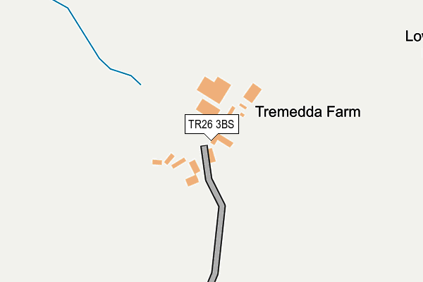 TR26 3BS map - OS OpenMap – Local (Ordnance Survey)
