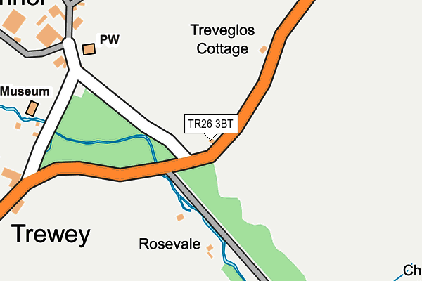 TR26 3BT map - OS OpenMap – Local (Ordnance Survey)