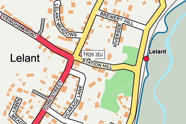 TR26 3DJ map - OS OpenMap – Local (Ordnance Survey)