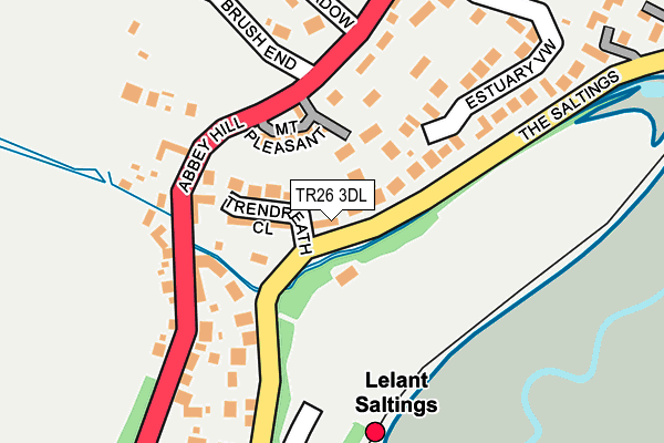 TR26 3DL map - OS OpenMap – Local (Ordnance Survey)