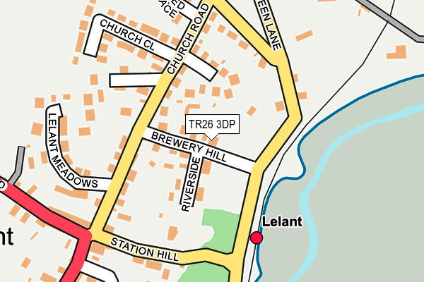 TR26 3DP map - OS OpenMap – Local (Ordnance Survey)