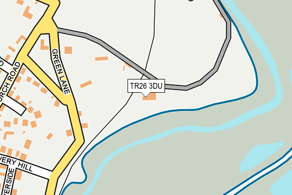 TR26 3DU map - OS OpenMap – Local (Ordnance Survey)
