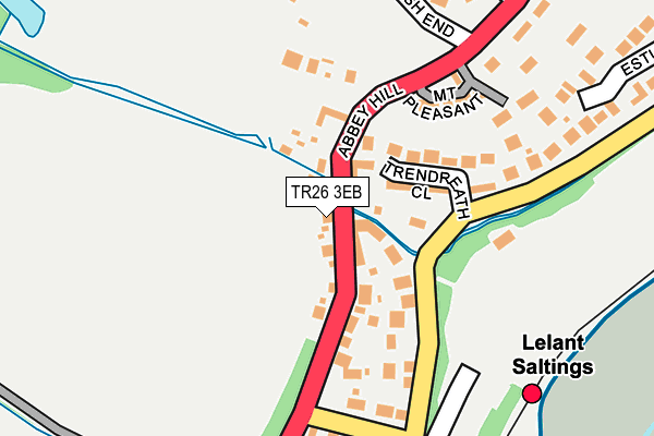 TR26 3EB map - OS OpenMap – Local (Ordnance Survey)