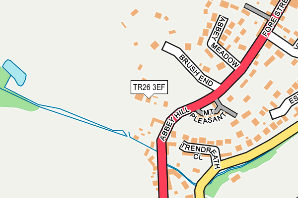 TR26 3EF map - OS OpenMap – Local (Ordnance Survey)