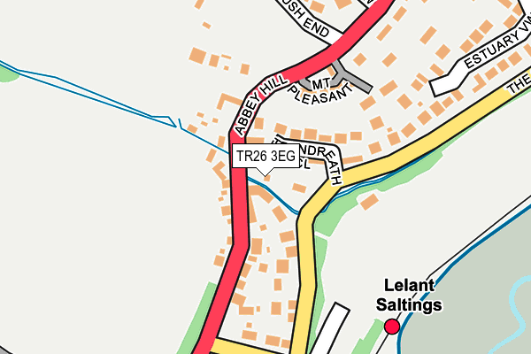 TR26 3EG map - OS OpenMap – Local (Ordnance Survey)