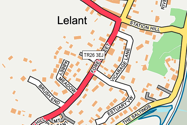 TR26 3EJ map - OS OpenMap – Local (Ordnance Survey)