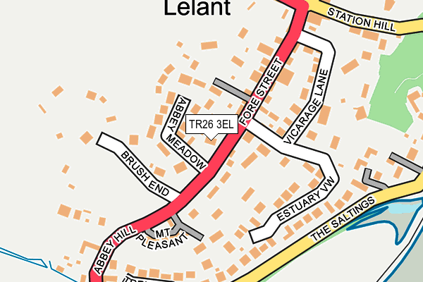 TR26 3EL map - OS OpenMap – Local (Ordnance Survey)