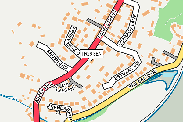 TR26 3EN map - OS OpenMap – Local (Ordnance Survey)