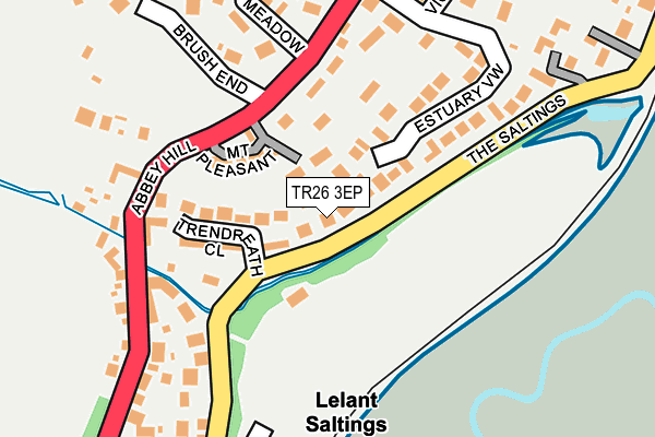 TR26 3EP map - OS OpenMap – Local (Ordnance Survey)
