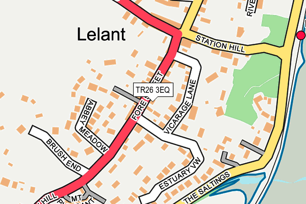 TR26 3EQ map - OS OpenMap – Local (Ordnance Survey)