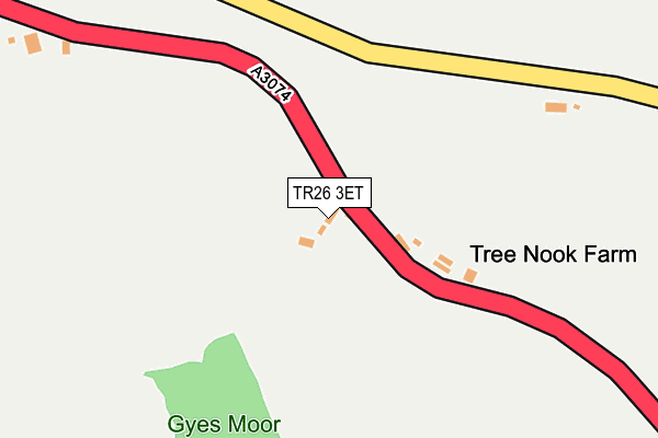TR26 3ET map - OS OpenMap – Local (Ordnance Survey)
