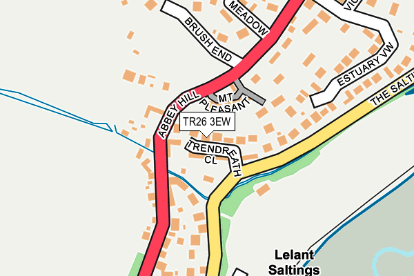 TR26 3EW map - OS OpenMap – Local (Ordnance Survey)