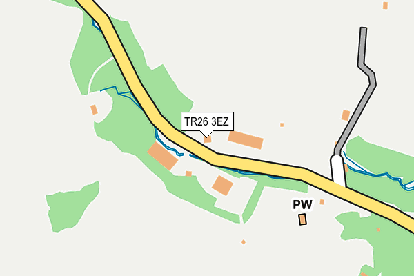 TR26 3EZ map - OS OpenMap – Local (Ordnance Survey)