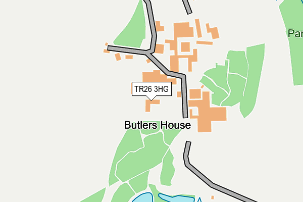 TR26 3HG map - OS OpenMap – Local (Ordnance Survey)
