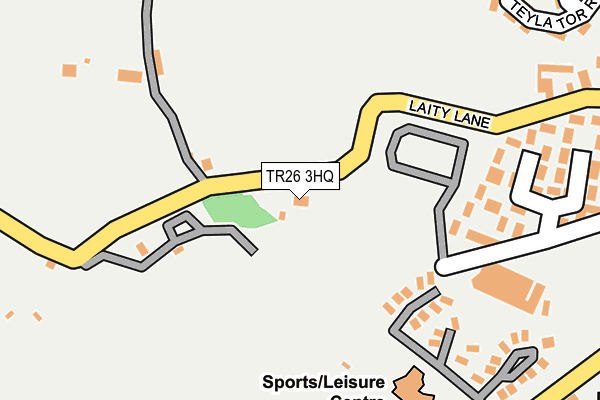 TR26 3HQ map - OS OpenMap – Local (Ordnance Survey)