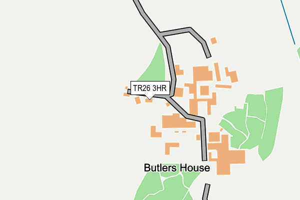 TR26 3HR map - OS OpenMap – Local (Ordnance Survey)
