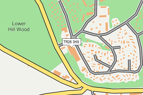 TR26 3HX map - OS OpenMap – Local (Ordnance Survey)