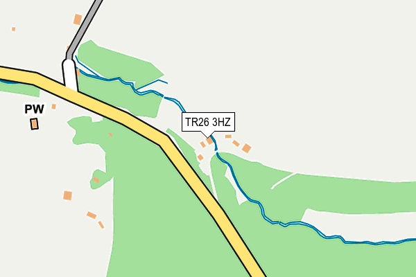 TR26 3HZ map - OS OpenMap – Local (Ordnance Survey)