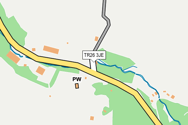 TR26 3JE map - OS OpenMap – Local (Ordnance Survey)
