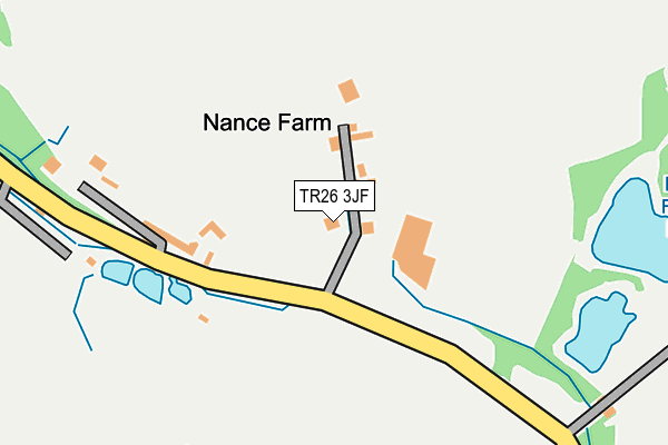 TR26 3JF map - OS OpenMap – Local (Ordnance Survey)