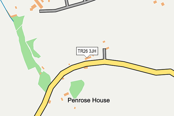 TR26 3JH map - OS OpenMap – Local (Ordnance Survey)