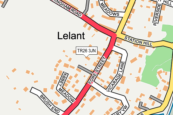 TR26 3JN map - OS OpenMap – Local (Ordnance Survey)