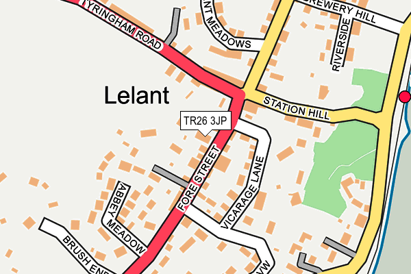 TR26 3JP map - OS OpenMap – Local (Ordnance Survey)