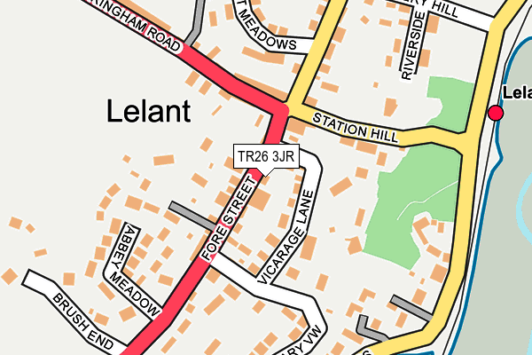 TR26 3JR map - OS OpenMap – Local (Ordnance Survey)