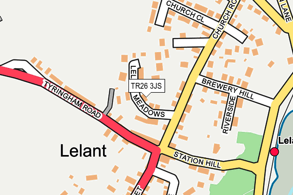 TR26 3JS map - OS OpenMap – Local (Ordnance Survey)