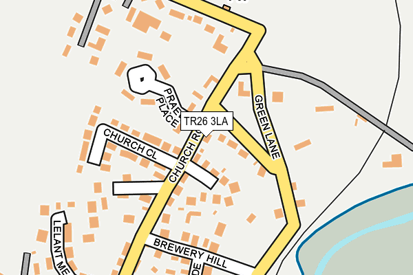 TR26 3LA map - OS OpenMap – Local (Ordnance Survey)