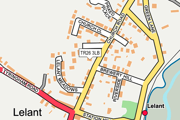 TR26 3LB map - OS OpenMap – Local (Ordnance Survey)