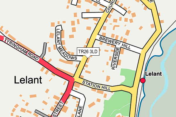 TR26 3LD map - OS OpenMap – Local (Ordnance Survey)