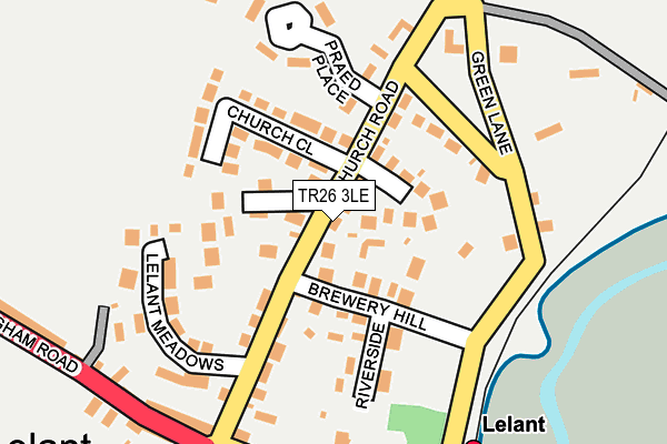 TR26 3LE map - OS OpenMap – Local (Ordnance Survey)