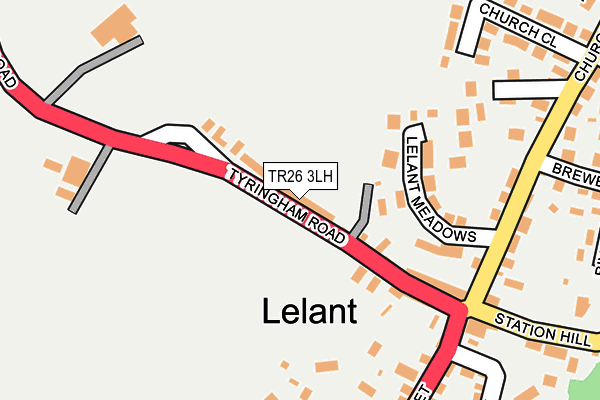 TR26 3LH map - OS OpenMap – Local (Ordnance Survey)