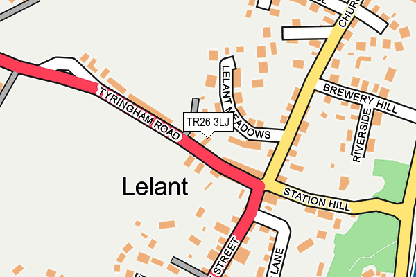 TR26 3LJ map - OS OpenMap – Local (Ordnance Survey)