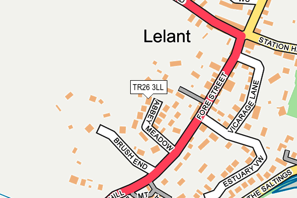 TR26 3LL map - OS OpenMap – Local (Ordnance Survey)