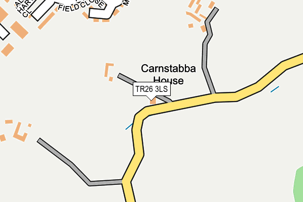 TR26 3LS map - OS OpenMap – Local (Ordnance Survey)