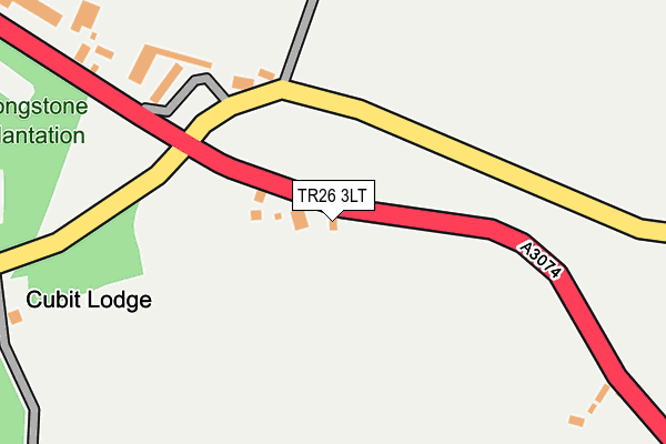 TR26 3LT map - OS OpenMap – Local (Ordnance Survey)