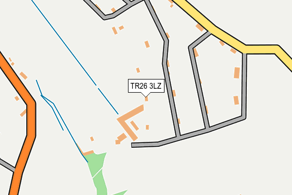TR26 3LZ map - OS OpenMap – Local (Ordnance Survey)