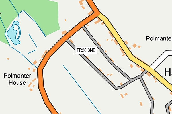 TR26 3NB map - OS OpenMap – Local (Ordnance Survey)