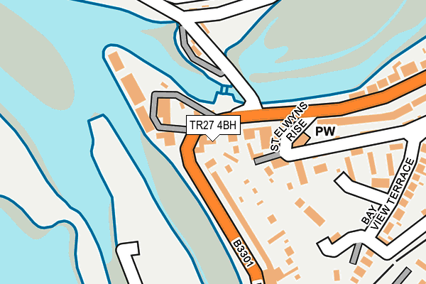 TR27 4BH map - OS OpenMap – Local (Ordnance Survey)