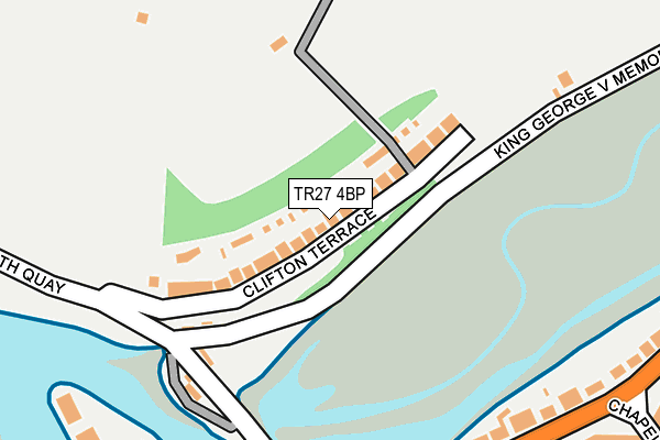 TR27 4BP map - OS OpenMap – Local (Ordnance Survey)