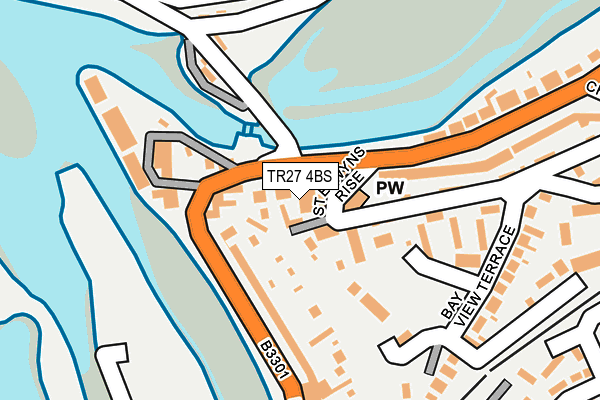 TR27 4BS map - OS OpenMap – Local (Ordnance Survey)