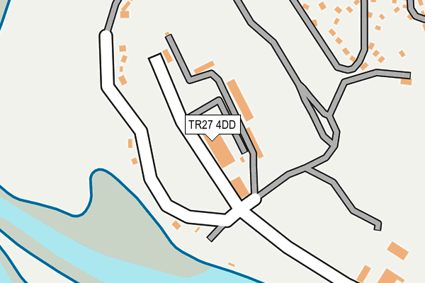 TR27 4DD map - OS OpenMap – Local (Ordnance Survey)