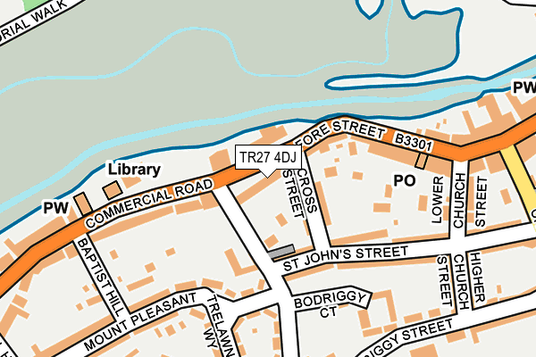 TR27 4DJ map - OS OpenMap – Local (Ordnance Survey)