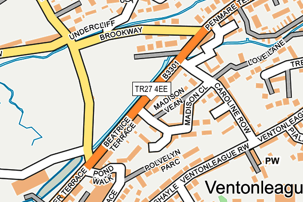 TR27 4EE map - OS OpenMap – Local (Ordnance Survey)