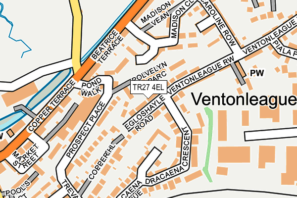 TR27 4EL map - OS OpenMap – Local (Ordnance Survey)