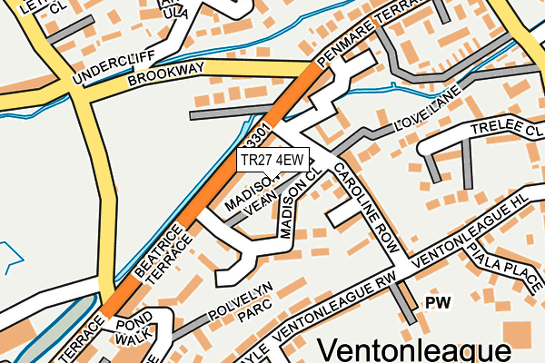 TR27 4EW map - OS OpenMap – Local (Ordnance Survey)